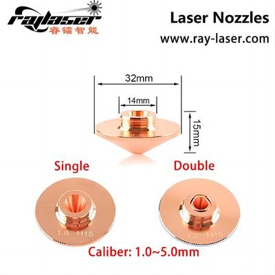 Fibra laser di alta precisione Precitec Raytools ugello per la macchina di taglio laser professionale
