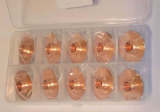 Crom/Copper Single Double Layer Fiber Laser Precitec Raytools Peso del ugello KG 0,15 KG