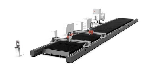 Software di controllo CYPCUT Macchina di taglio laser di grandi dimensioni per il taglio laser di lamiere di fibre metalliche