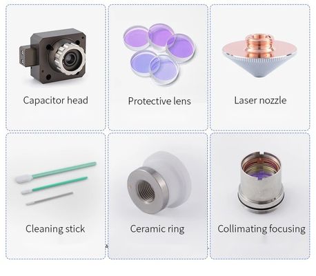D28 D32 Raytool Wsx Precitec Ospri Bocu Fibre Cutting Machine Head Laser Cutting Nozzle