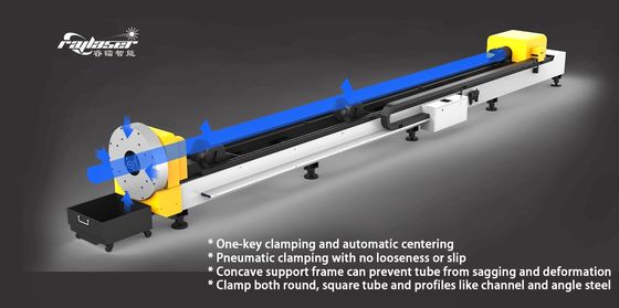 HIWIN Guiderail Tube Laser Cutting Machine La tecnologia di punta per il taglio di tubi