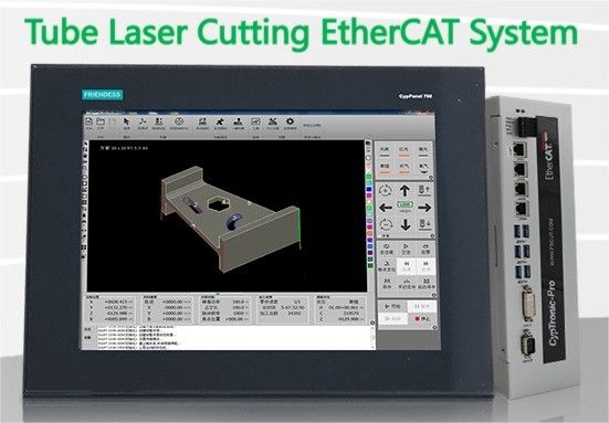 3kW 4000W Tube Laser Cutting Machine con caricamento e scarico automatici opzionali