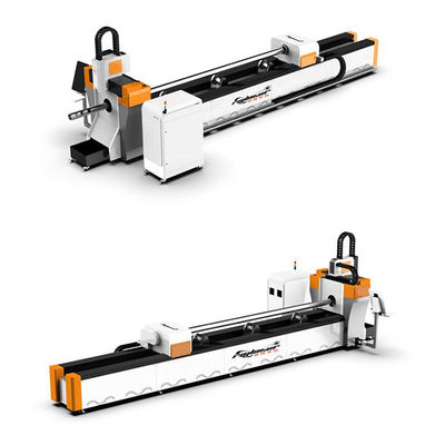 Macchina di taglio laser a fibra da 8-12 metri per tubi di piccole dimensioni per metallo quadrato 3000w 6000w