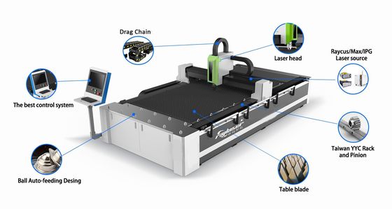Raytools Laser Head 1000W 1500W 3000W Fiber Laser Cutting Machine per lamiere metalliche