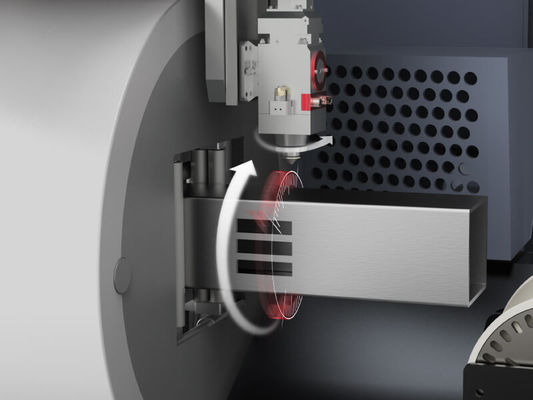 Sistema di controllo FSCUT Laser 3D Tube Pipe Metal Cutting Machine per il funzionamento continuo