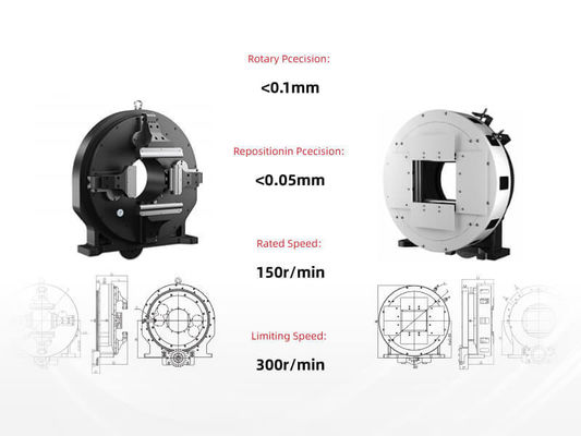 Sistema di controllo FSCUT Laser 3D Tube Pipe Metal Cutting Machine per il funzionamento continuo