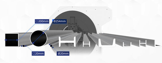 Macchine per il taglio a laser di tubi in acciaio inossidabile per tubi e profili metallici ad alta velocità