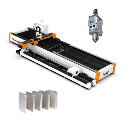 Macchina di taglio laser a fibra di metallo per piastre e tubi da 1 kW a 6 kW per velocità di taglio da 0 a 100 m/min