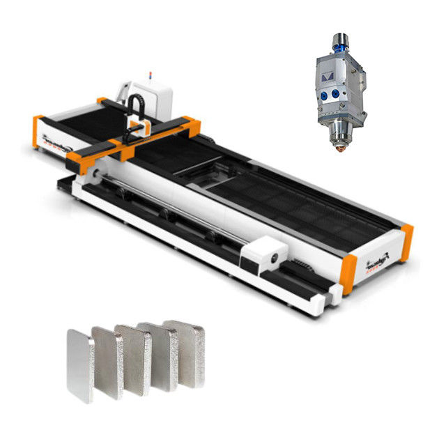 Macchina di taglio laser a fibra di metallo per piastre e tubi da 1 kW a 6 kW per velocità di taglio da 0 a 100 m/min